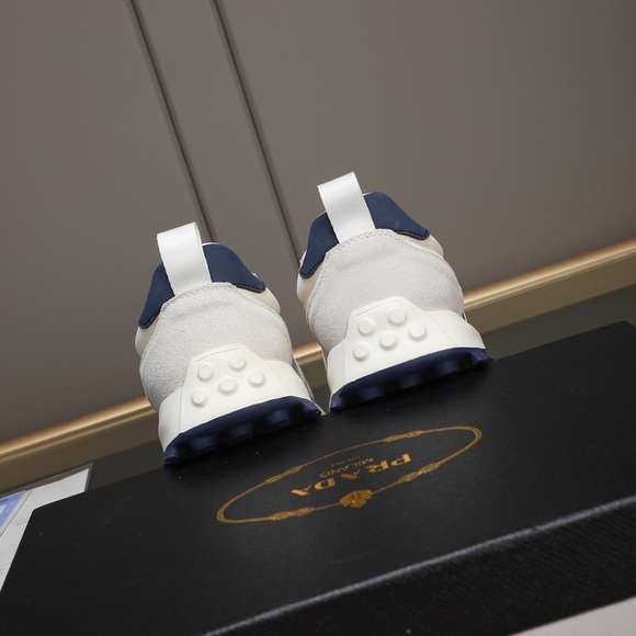 Prada Sneakers in White and Blue - Picture 3 of 5
